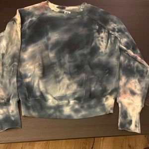 NSF Tie Dye Blue Crewneck Sweatshirt (S)